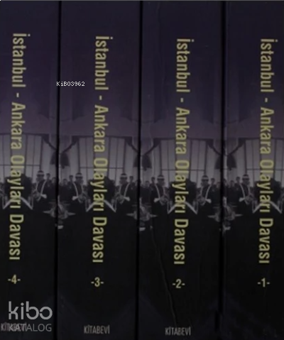 İstanbul - Ankara Olayları Davası (4 Kitap Takım)