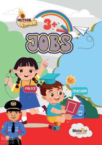 Jobs (Meslekler) ;Türkçe – İngilizce Boyama Kitabı | benlikitap.com