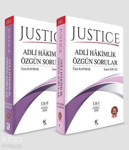 Justice - Adli Hakimlik Özgün Sorular (2 Cilt Takım) | benlikitap.com