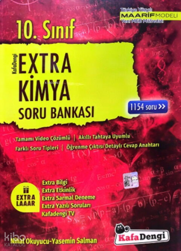 Kafa Dengi 10.Sınıf Extra Kimya Soru Bankası (Tümü Video Çözümlü)