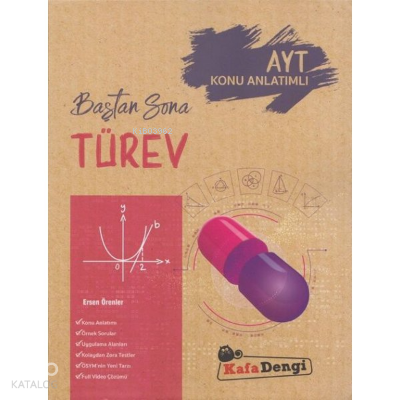 Kafa Dengi Yayınları AYT Türev Baştan Sona Konu Anlatımlı | benlikitap
