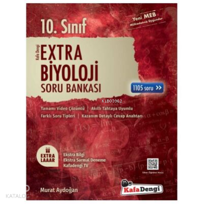 KafaDengi 10.Sınıf Extra Biyoloji Soru Bankası (Tümü Video Çözümlü) | 