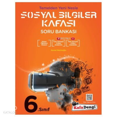 KafaDengi 6.Sınıf Sosyal Bilgiler Kafası Soru Bankası (Tümü Video Çözü