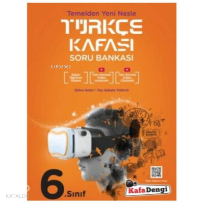 Kafadengi 6.Sınıf Türkçe Kafası Soru Bankası (Tümü Video Çözümlü) | be