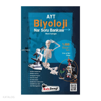 KafaDengi AYT Biyoloji Soru Bankası (Tümü Video Çözümlü) - %100 Başarı