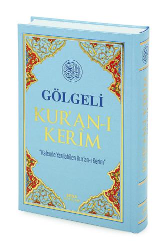 Gölgeli Kuranı Kerim Orta Boy MAVİ | benlikitap.com
