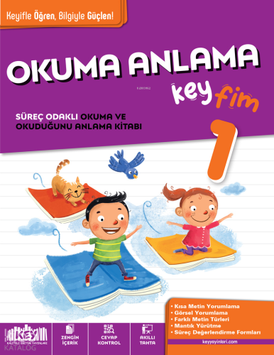 Kaliteli Eğitim Yayınları 1.Sınıf Okuma Anlama Keyfim | benlikitap.com