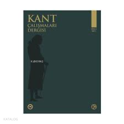 Kant Çalışmaları Dergisi | benlikitap.com
