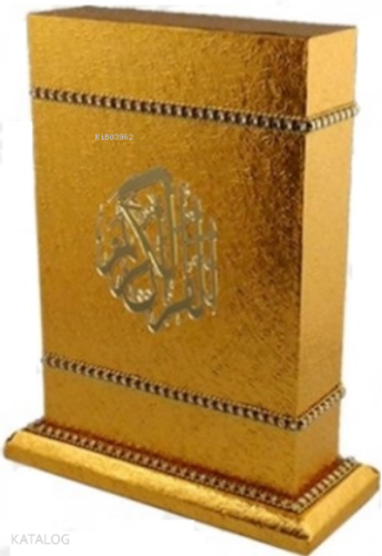 Kaplama Mühürlü Orta Boy Maketli Kur'an-ı Kerim (kod:KP192GOLD) | benl