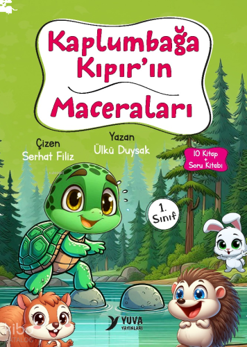 Kaplumbağa Kıpır'ın Maceraları;10 Kitap + Soru Kitabı | benlikitap.com