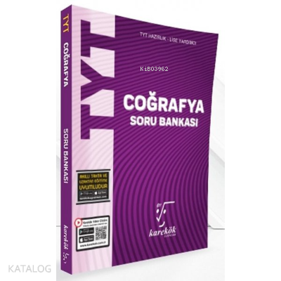 Karekök TYT Coğrafya Soru Bankası | benlikitap.com