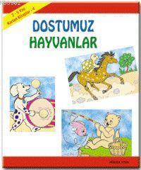Karton Kitap-4-Dostumuz Hayvanlar; (2-5 Yaş)
