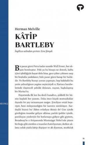 Katip Bartleby | benlikitap.com