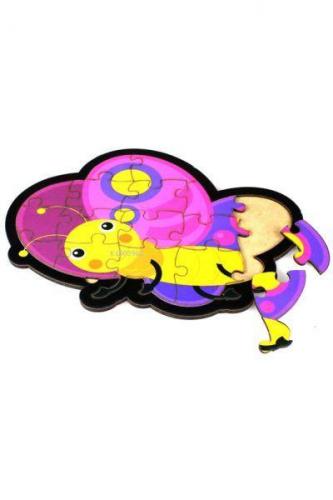 Kelebek Puzzle - Ahşap
