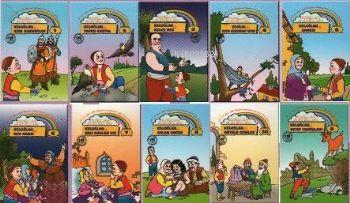 Keloğlan Masalları Eğik Yazılı (10 Kitap Takım) | benlikitap.com