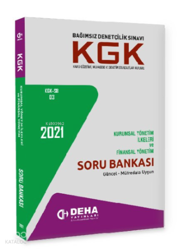 Kgk 03 - Kurumsal Yönetim S.B. * / Deha Yay | benlikitap.com