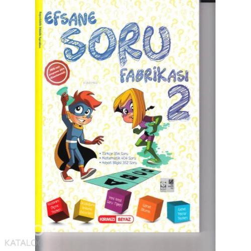 Kırmızı Beyaz - 2. Sınıf Soru Fabrikası | benlikitap.com