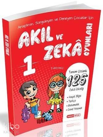 Kırmızı Beyaz Yayınları 1. Sınıf Akıl ve Zeka Oyunları Kırmızı Beyaz |