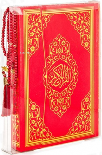Kırmızı Mühürlü Rahle Boy Kur'an-ı Kerim İnci Tesbih (kod:228k) | benl