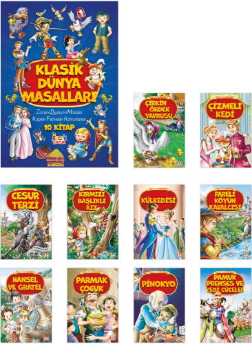 Klasik Dünya Masalları (10 Kitap) | benlikitap.com