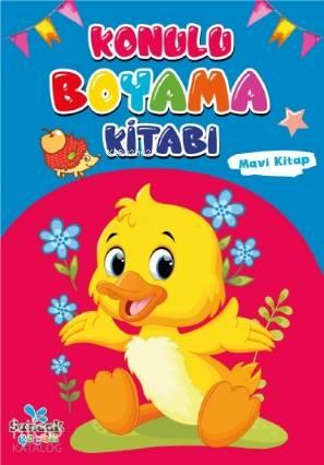 Konulu Boyama Kitabı - Mavi Kitap | benlikitap.com