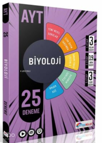 Köşebilgi Ayt Biyoloji 25 Branş Denemesi