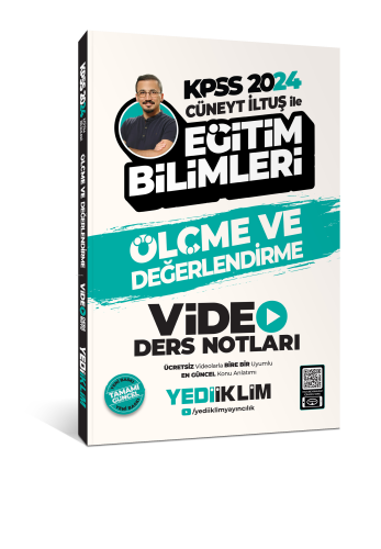 KPSS 2024 Cüneyt İltuş ile Ölçme Ve Değerlendirme Video Ders Notları |