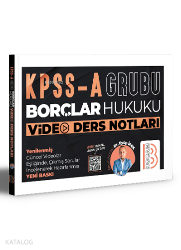 KPSS A Grubu Borçlar Hukuku Video Ders Notları | benlikitap.com
