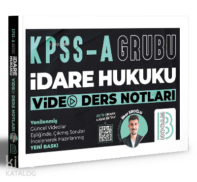 KPSS A Grubu İdare Hukuku Video Ders Notları | benlikitap.com