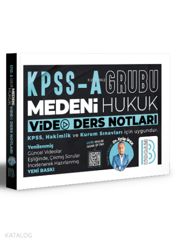 KPSS A Grubu Medeni Hukuk Video Ders Notları | benlikitap.com