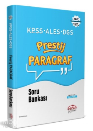 KPSS - ALES - DGS PRESTİJ Paragraf Soru Bankası