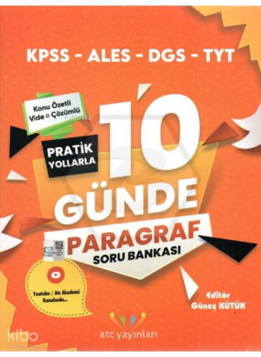 KPSS ALES DGS TYT 10 Günde Paragraf Soru Bankası