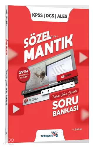 KPSS DGS ALES Sözel Mantık Soru Bankası Video Çözümlü