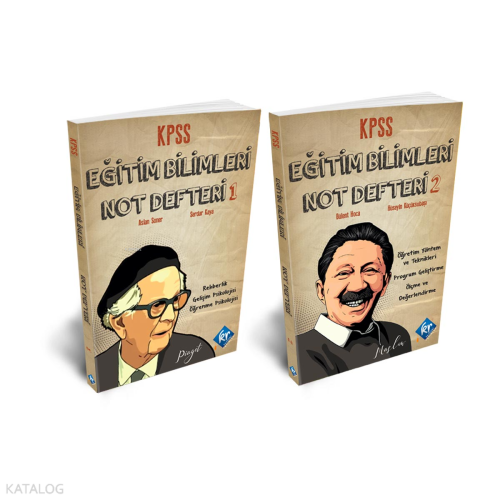 KPSS Eğitim Bilimleri Defterleri (2 Cilt) KR Akademi Yayınları