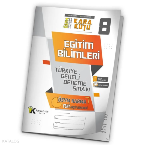 KPSS EĞİTİM BİLİMLERİ ÖSYM Arşivi Karma Kara Kutu Çıkmış Soru TG D.Çöz