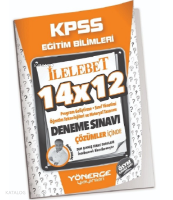 KPSS Eğitim Bilimleri Program Geliştirme, Sınıf, Öğretim Teknolojileri