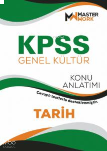 KPSS - Genel Kültür / Tarih Konu Anlatımı | benlikitap.com