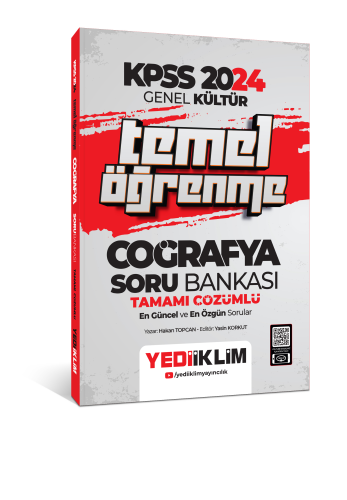 KPSS Genel Kültür Temel Öğrenme Coğrafya Tamamı Çözümlü Soru Bankası |