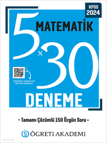 KPSS Genel Yetenek Genel Kültür 5x30 Matematik Deneme