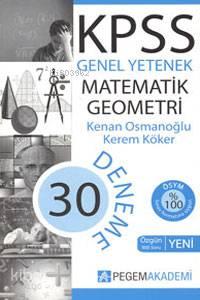 KPSS Genel Yetenek Matematik Geometri 30 Deneme 2012
