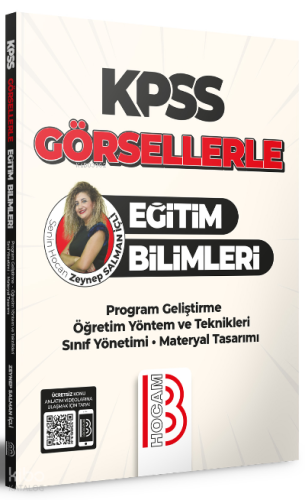 KPSS Görsellerle Eğitim Bilimleri Program Geliştirme Öğretim Yöntem ve Teknikleri Sınıf Yönetimi - Materyal Tasarımı