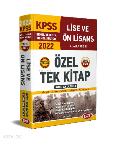 KPSS Lise ve Ön lisans Konu Anlatımlı Tek Kitap | benlikitap.com