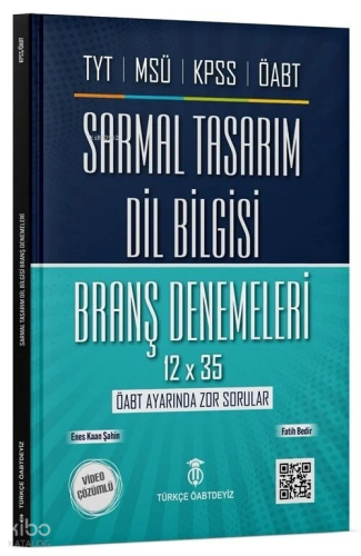 KPSS ÖABT TYT MSÜ Dil Bilgisi Sarmal Tasarım 12x35 Deneme