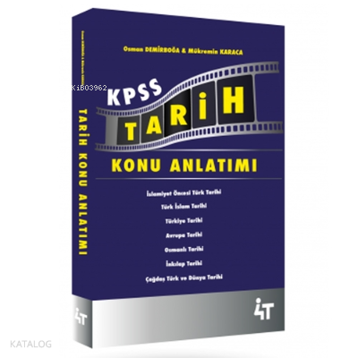 KPSS Tarih Konu Anlatımı | benlikitap.com