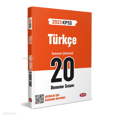 KPSS Türkçe 20 Deneme Sınavı Karekod Çözümlü | benlikitap.com
