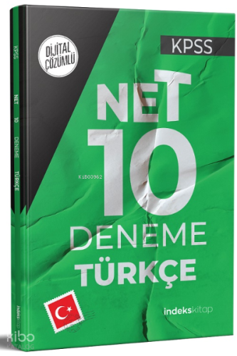 KPSS Türkçe Net 10 Deneme Dijital Çözümlü | benlikitap.com