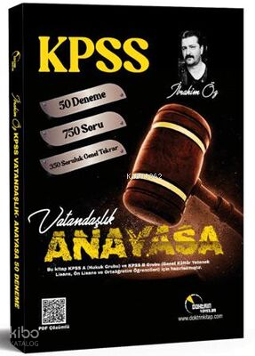 KPSS Vatandaşlık 50 Deneme ve Genel Tekrar Testi | benlikitap.com
