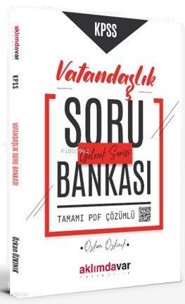 KPSS Vatandaşlık Soru Bankası PDF Çözümlü