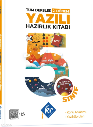 KR Akademi 5. Sınıf Tüm Dersler 2. Dönem Yazılı Hazırlık Kitabı | benl