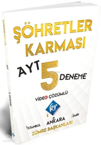 Kr Akademi AYT Şöhretler Karması 5 Deneme | benlikitap.com